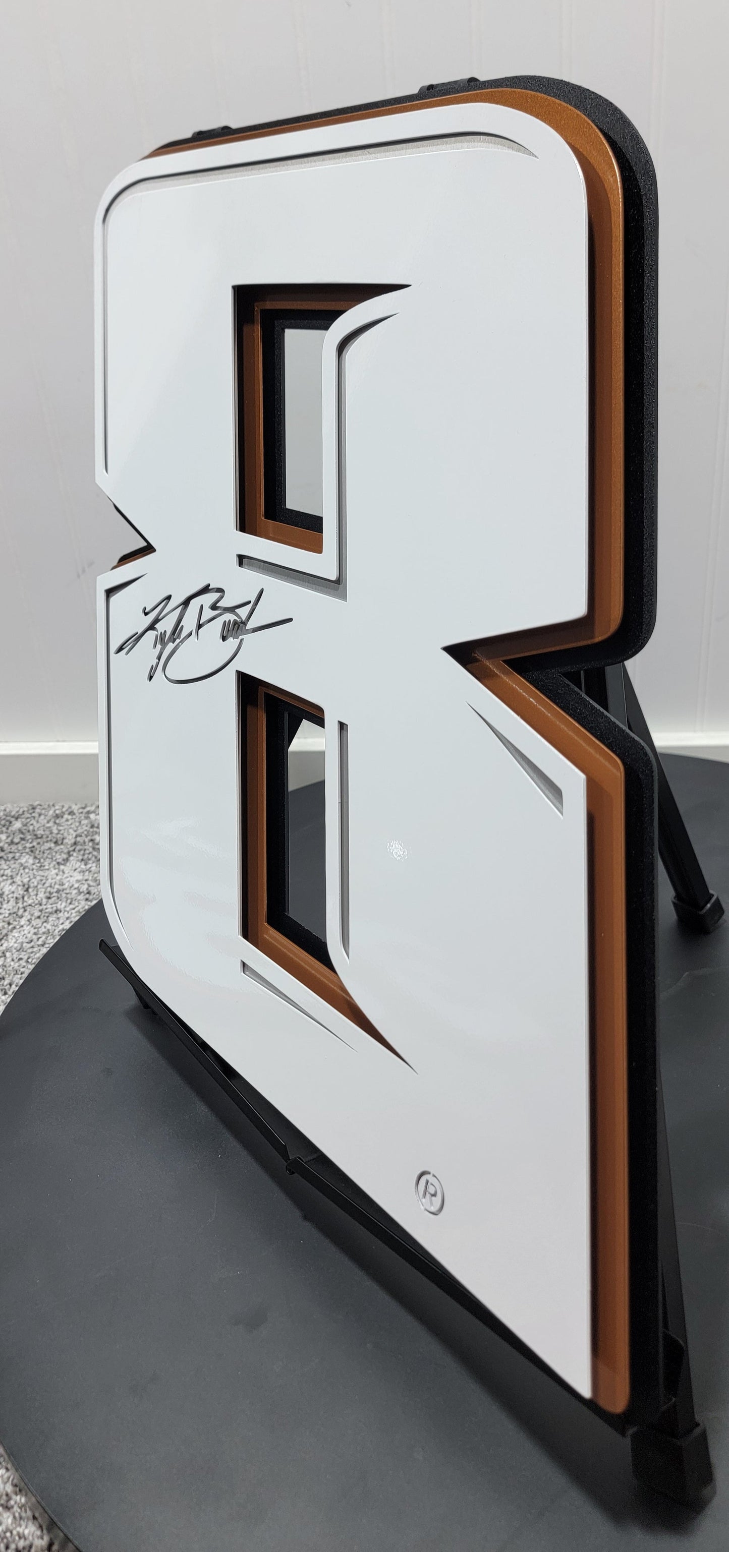 Premier Kyle Busch #8 Number Door Name Plate Cutout
