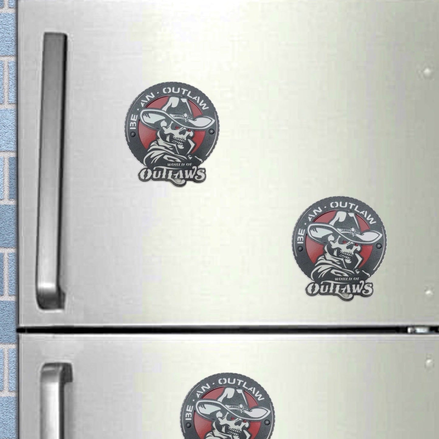 World Of Outlaws Be An Outlaw Collectible Logo