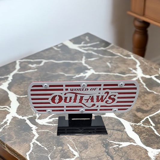 World Of Outlaws Logo Memorabilia Racing Valve Cover