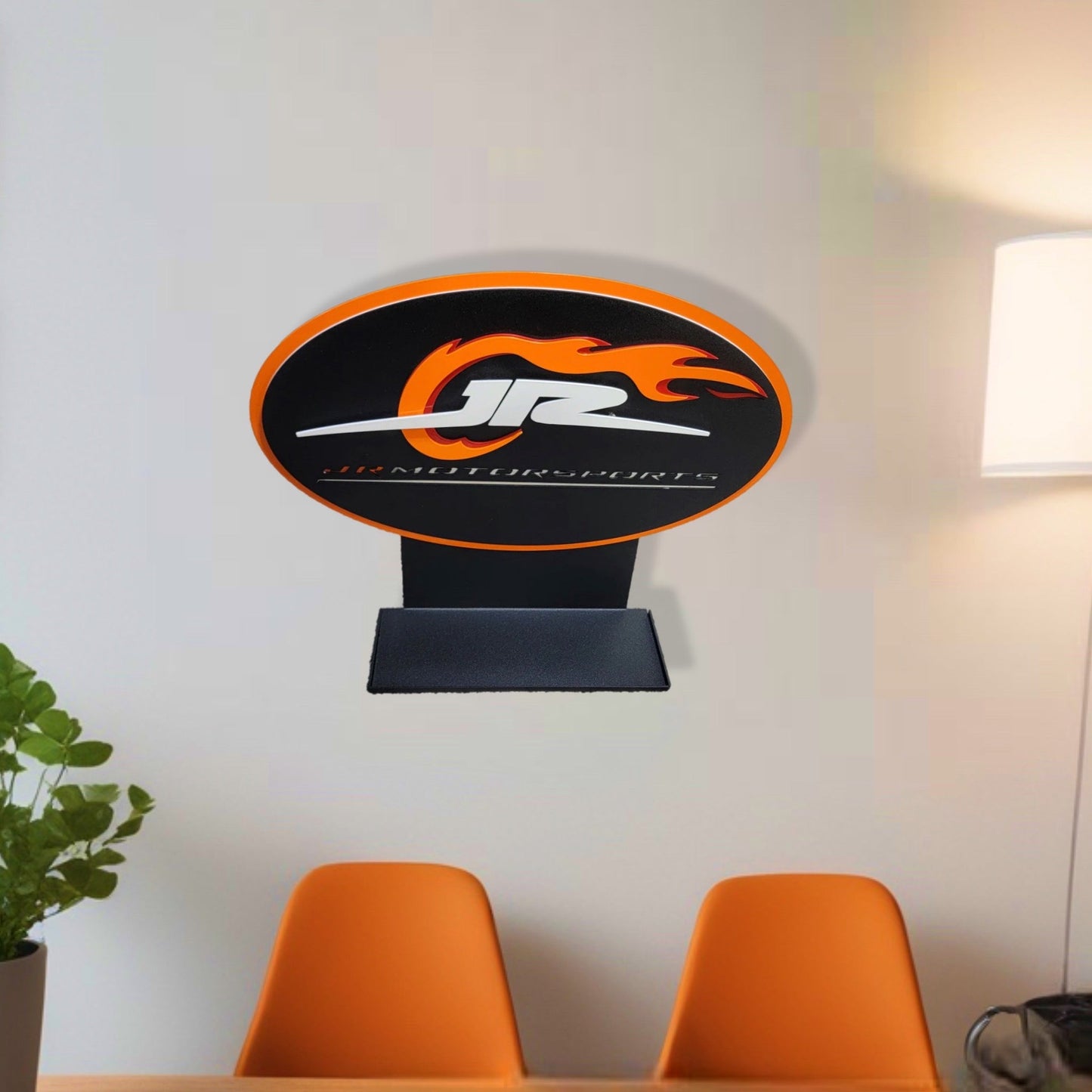 JR Motorsports Oval 3D Premier Metal Diecast Display
