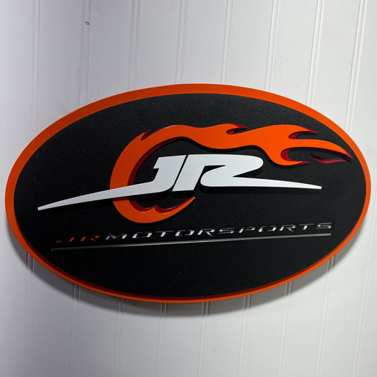 JR Motorsports Oval 3D Premier Metal Diecast Display