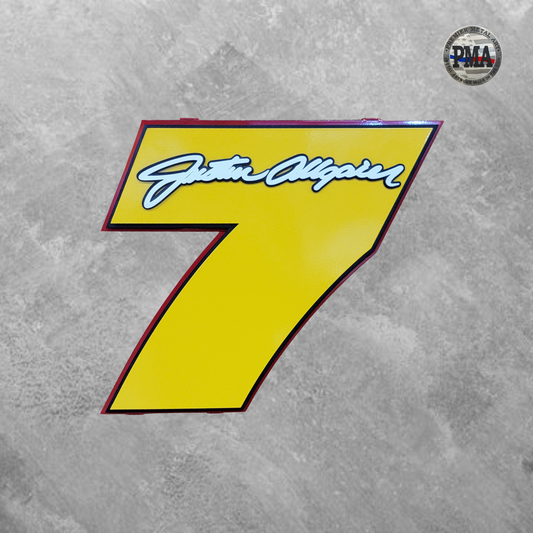 Premier Justin Allgaier #7 3D Signature