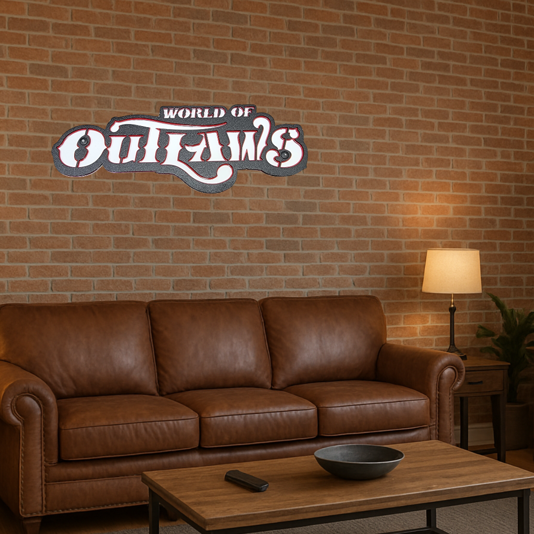 World of Outlaws Logo 16" - Compressed Series