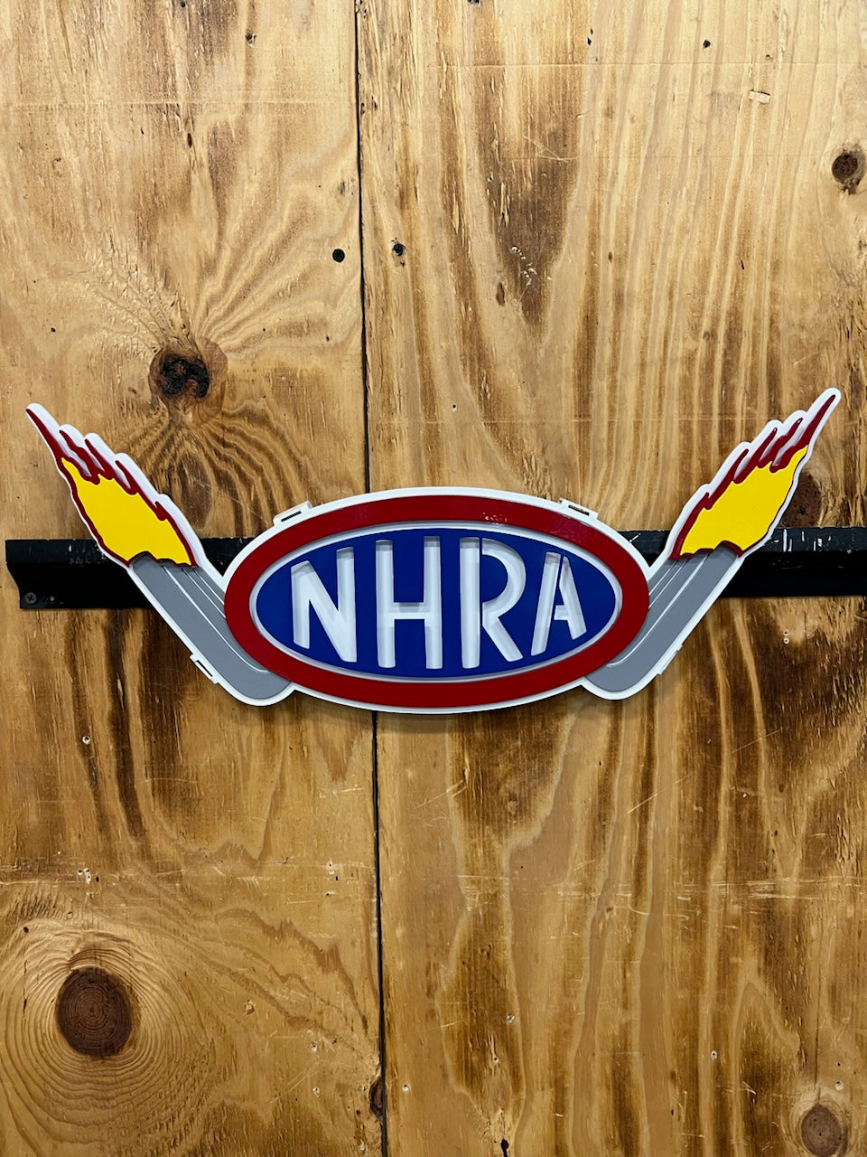 NHRA Logo With Header Pipe Flames