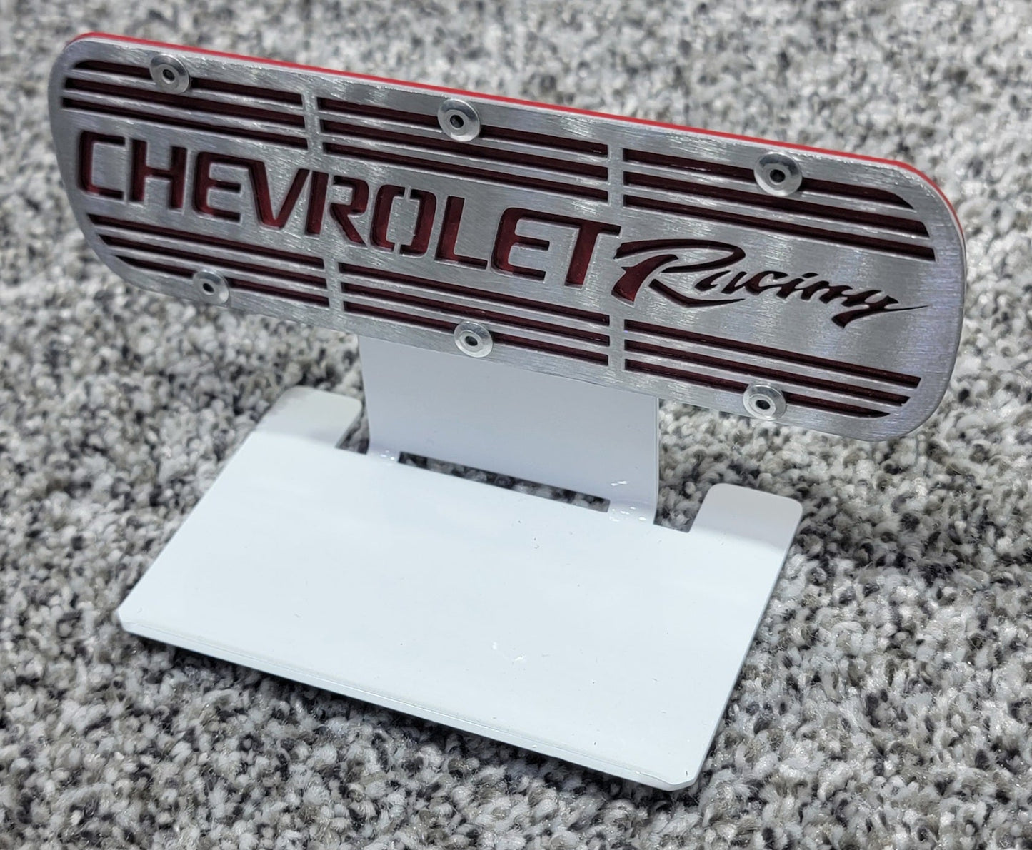 Chevrolet Racing Valve Cover Collection - Magnet And Diecast Display