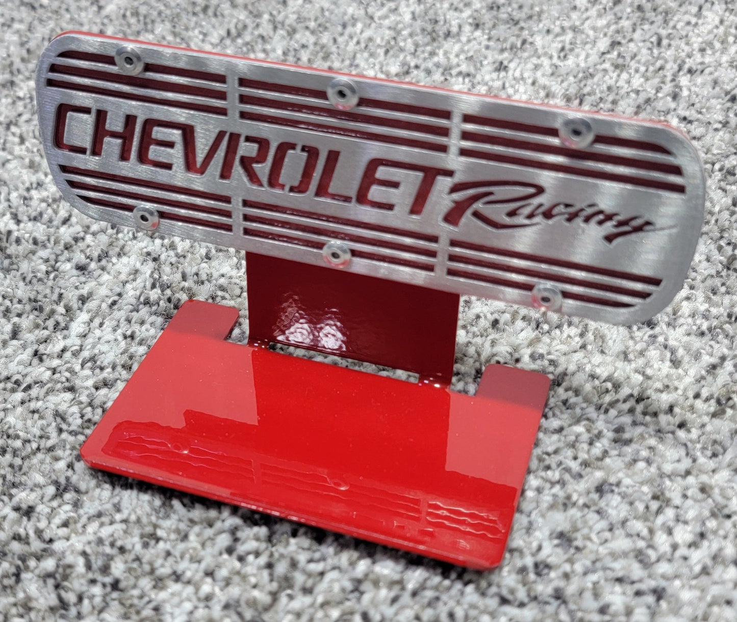 Chevrolet Racing Valve Cover Collection - Magnet And Diecast Display
