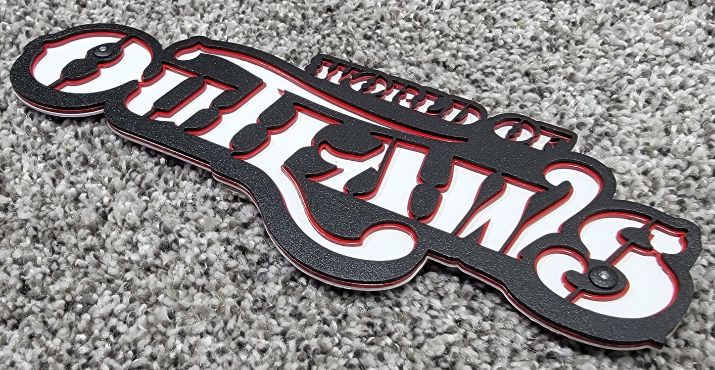 World of Outlaws Logo 16" - Compressed Series