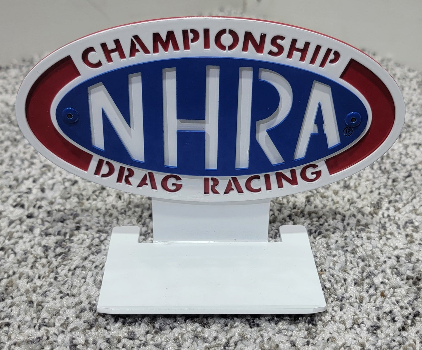 NHRA Championship Drag Racing Logo 1/64 Diecast Display