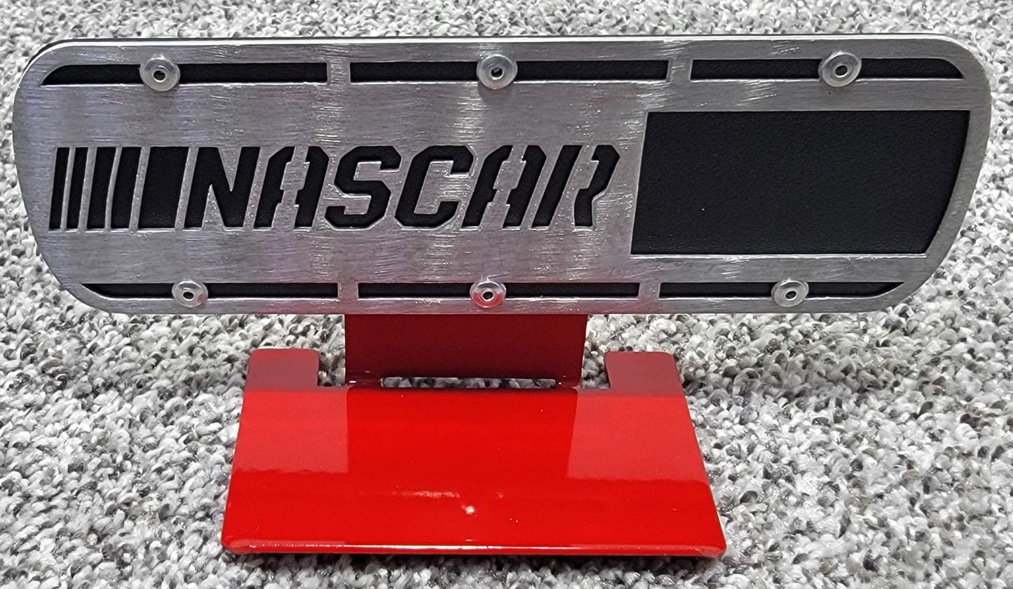 Nascar Signable Valve Cover Memorabilia - Magnet and Diecast Display