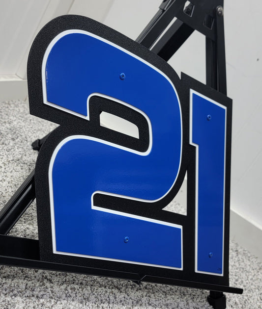 Austin Hill #21 Plain Sheet Metal Number