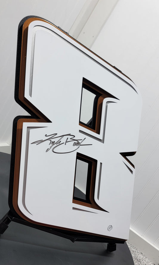 Premier Kyle Busch #8 Number Door Name Plate Cutout