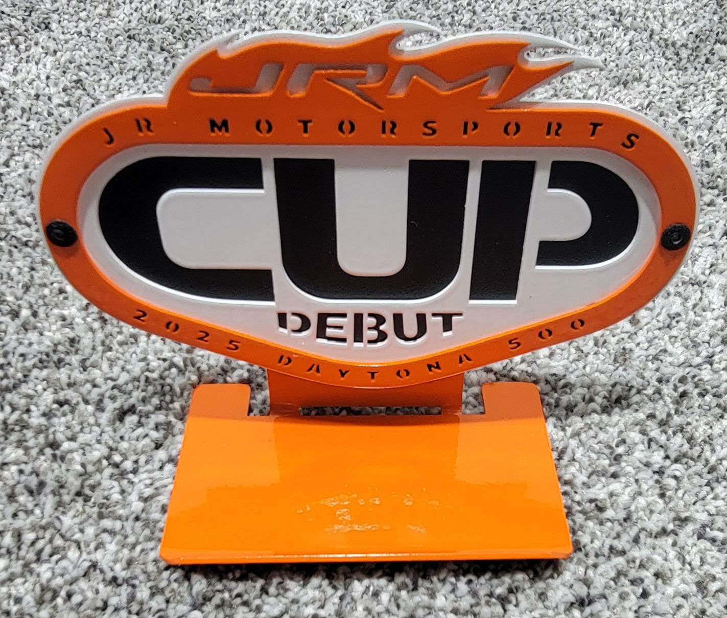 Jr Motorsports 2025 Cup Debut Logo - Magnet and Diecast Display