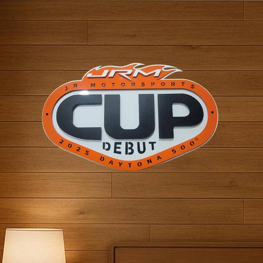 Premier JR Motorsports 2025 Cup Debut Logo