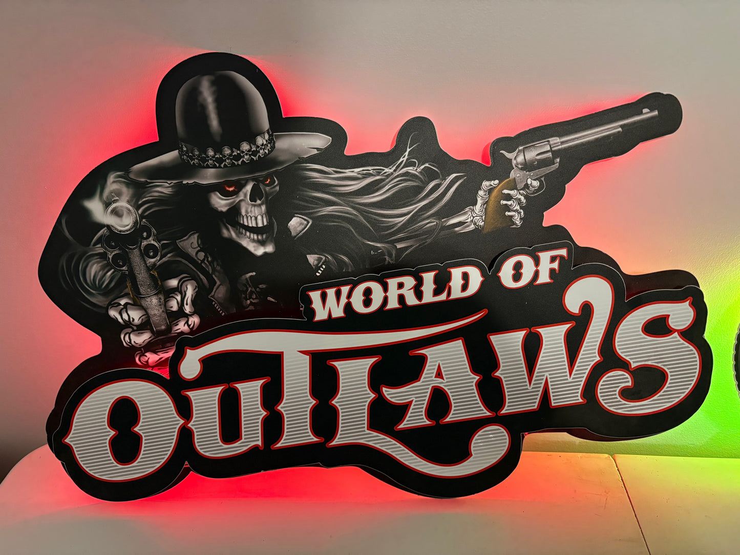World of Outlaws Metal Eastwood Sign