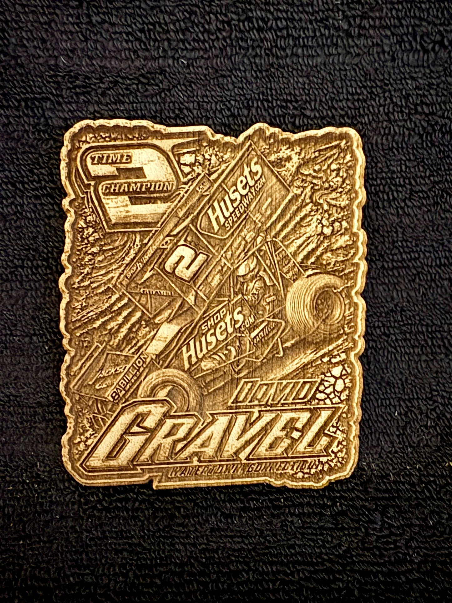 David Gravel Laser Engraved Wood Sign and Magnet Collection