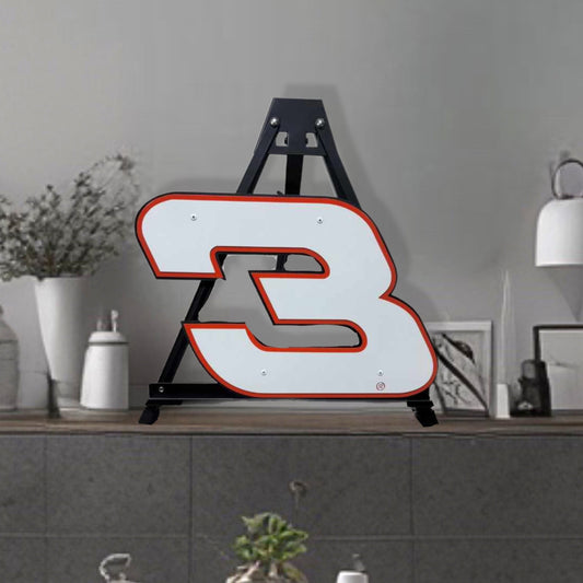 Austin Dillion #3 Plain Sheet Metal Number