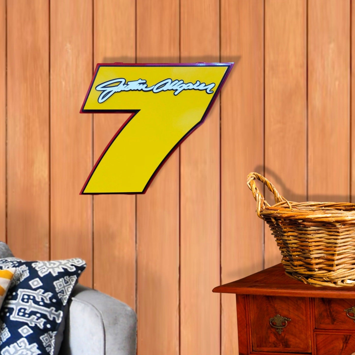 Premier Justin Allgaier #7 3D Signature
