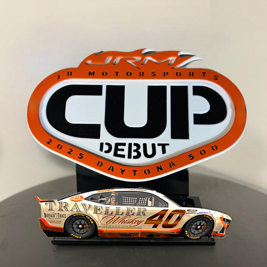 Jr Motorsports 2025 Cup Debut Logo 1/24 Diecast Display