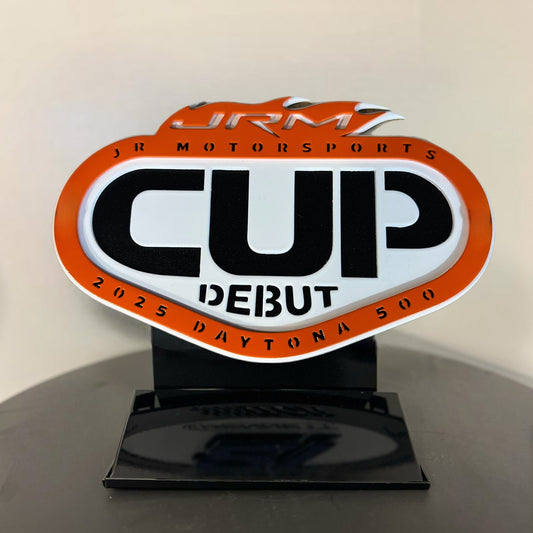 Jr Motorsports 2025 Cup Debut Logo 1/24 Diecast Display
