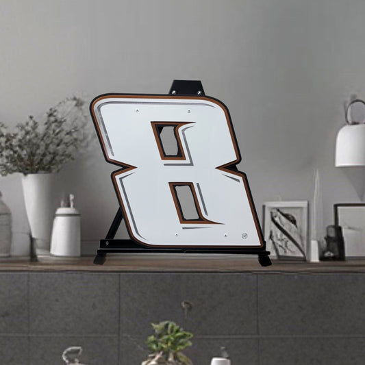 Kyle Busch #8 Plain Sheet Metal Number