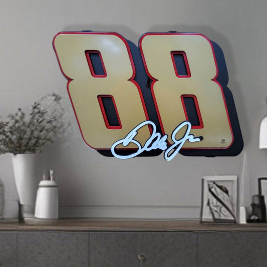 Premier Dale Earnhardt Jr. Gold #88 3D Signature