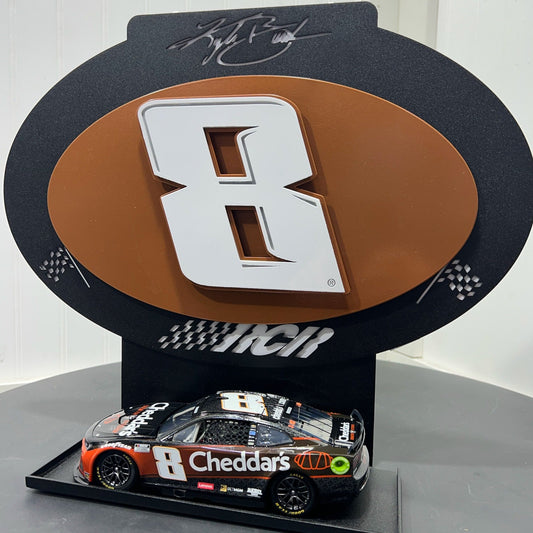 Kyle Busch #8 Oval 3D Premier Metal Diecast Display