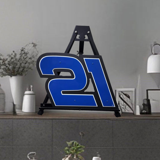 Austin Hill #21 Plain Sheet Metal Number