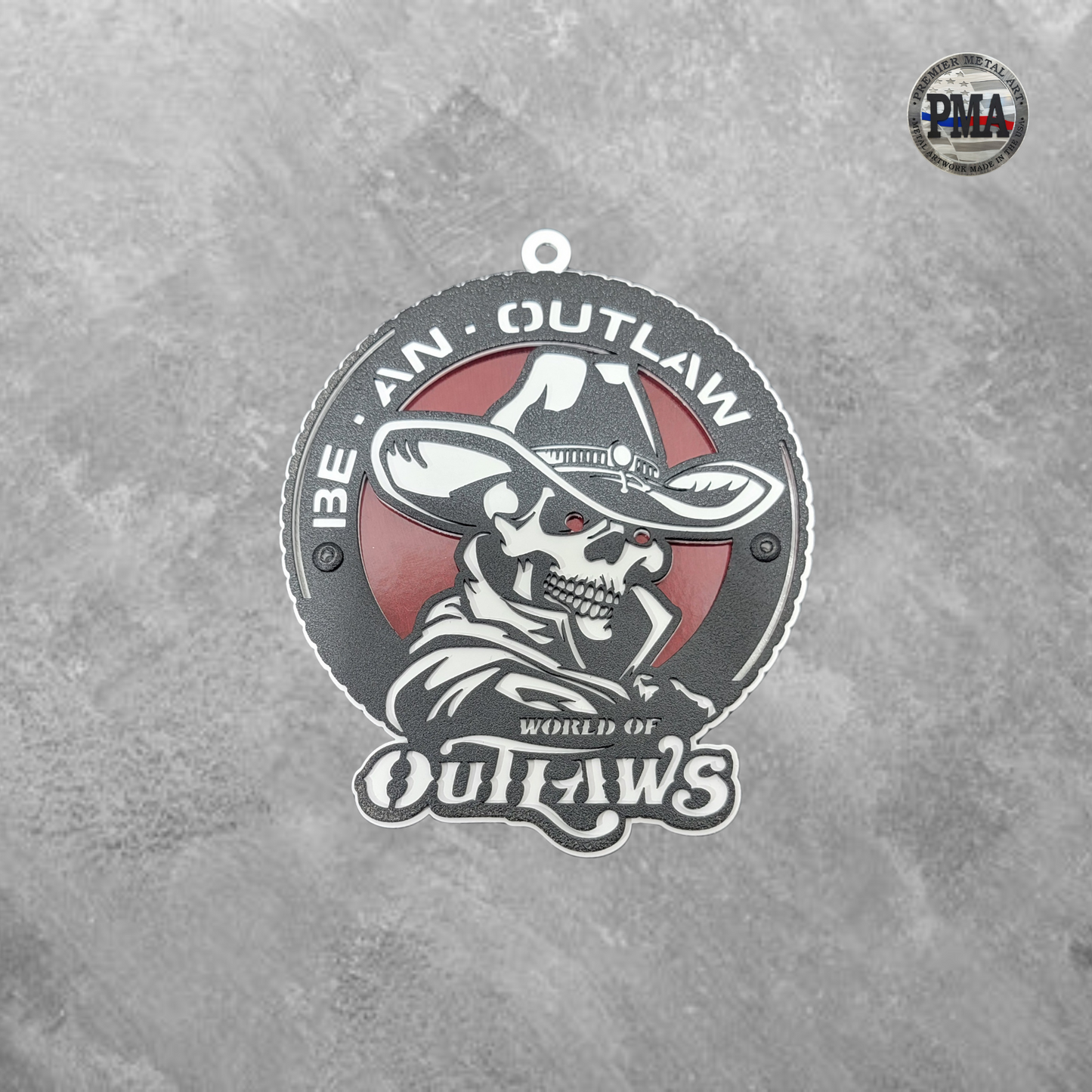 World Of Outlaws Be An Outlaw Collectible Logo