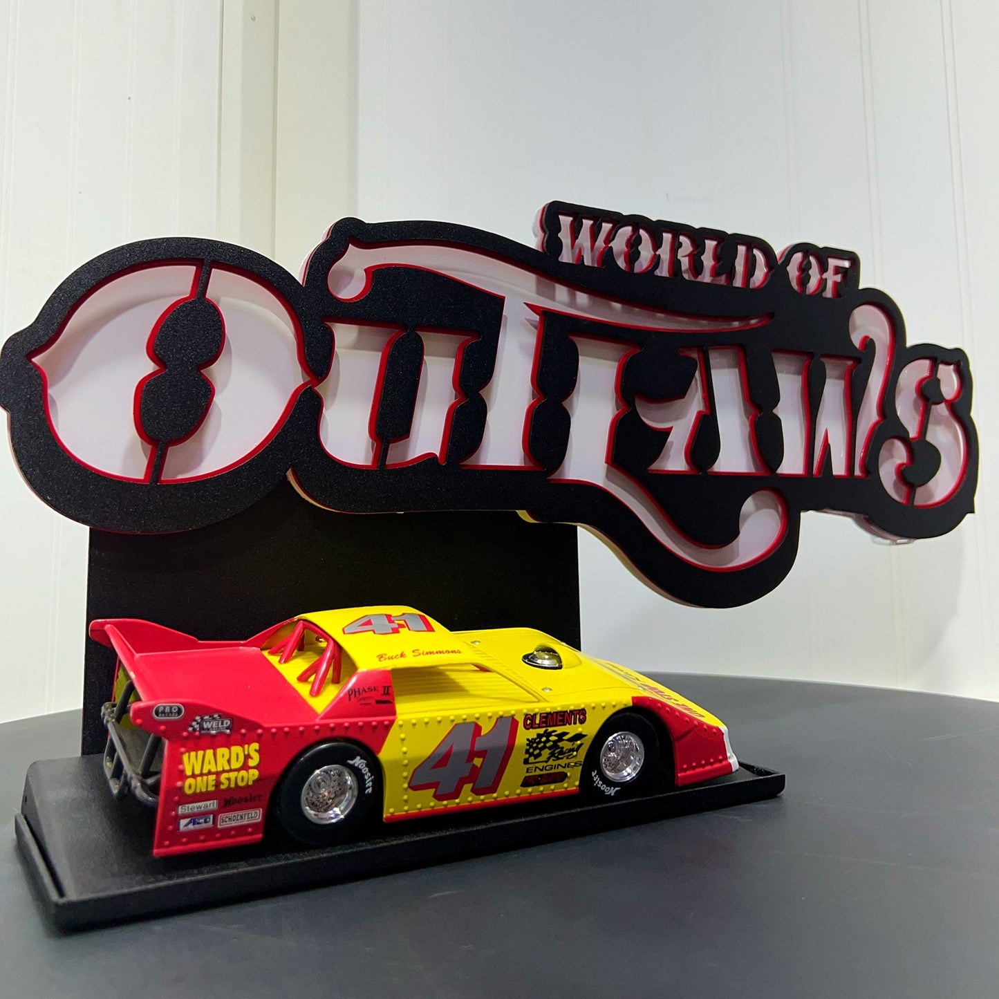 Premier World Of Outlaws 3D Premier Metal Diecast Display