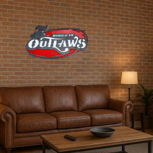 World Of Outlaws Sprint Car Series Logo - Compressed Series