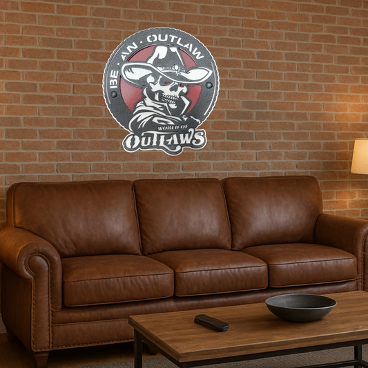 World Of Outlaws Be An Outlaw Logo - Compressed Series