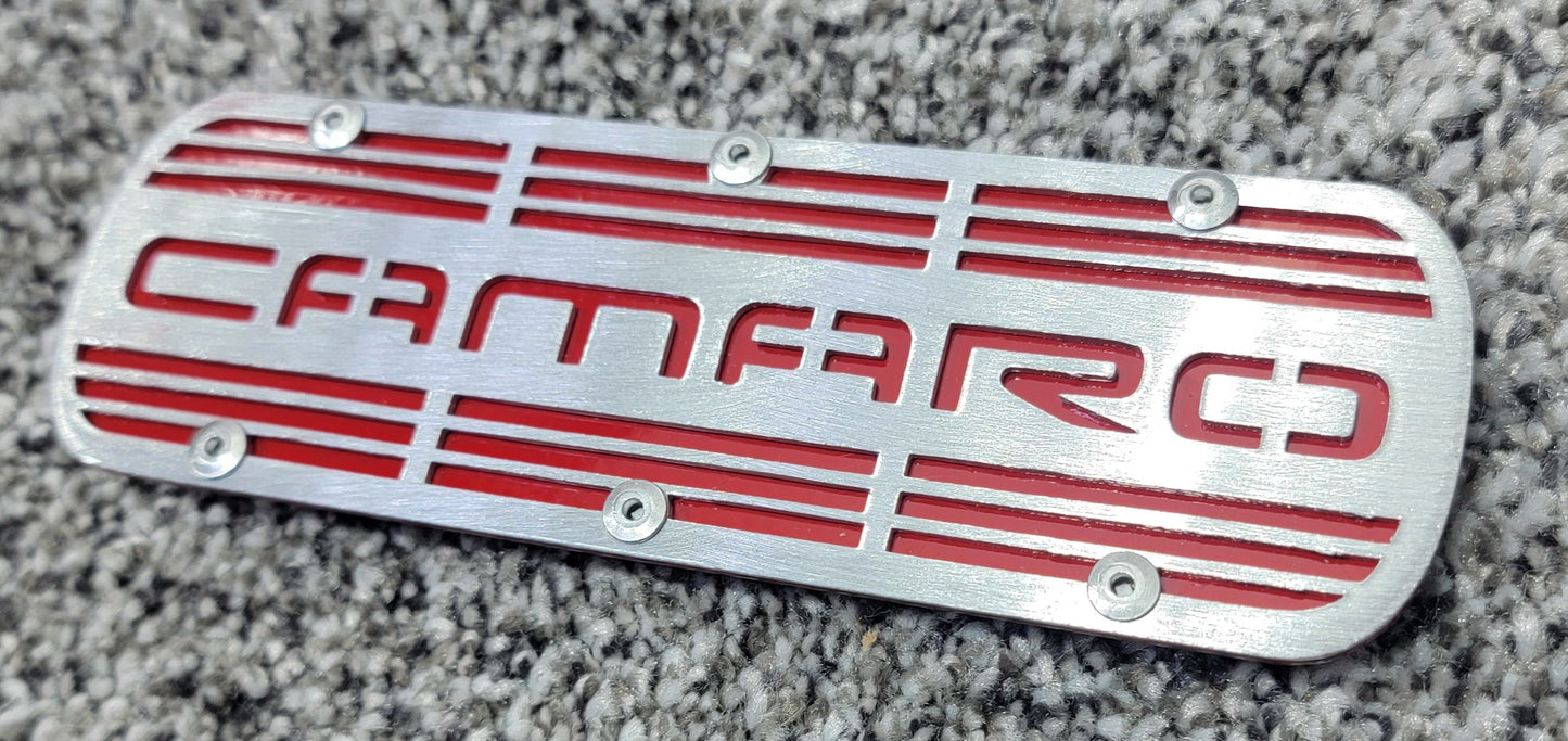 Chevrolet Camaro Racing Valve Cover Collection - Magnet And Diecast Display
