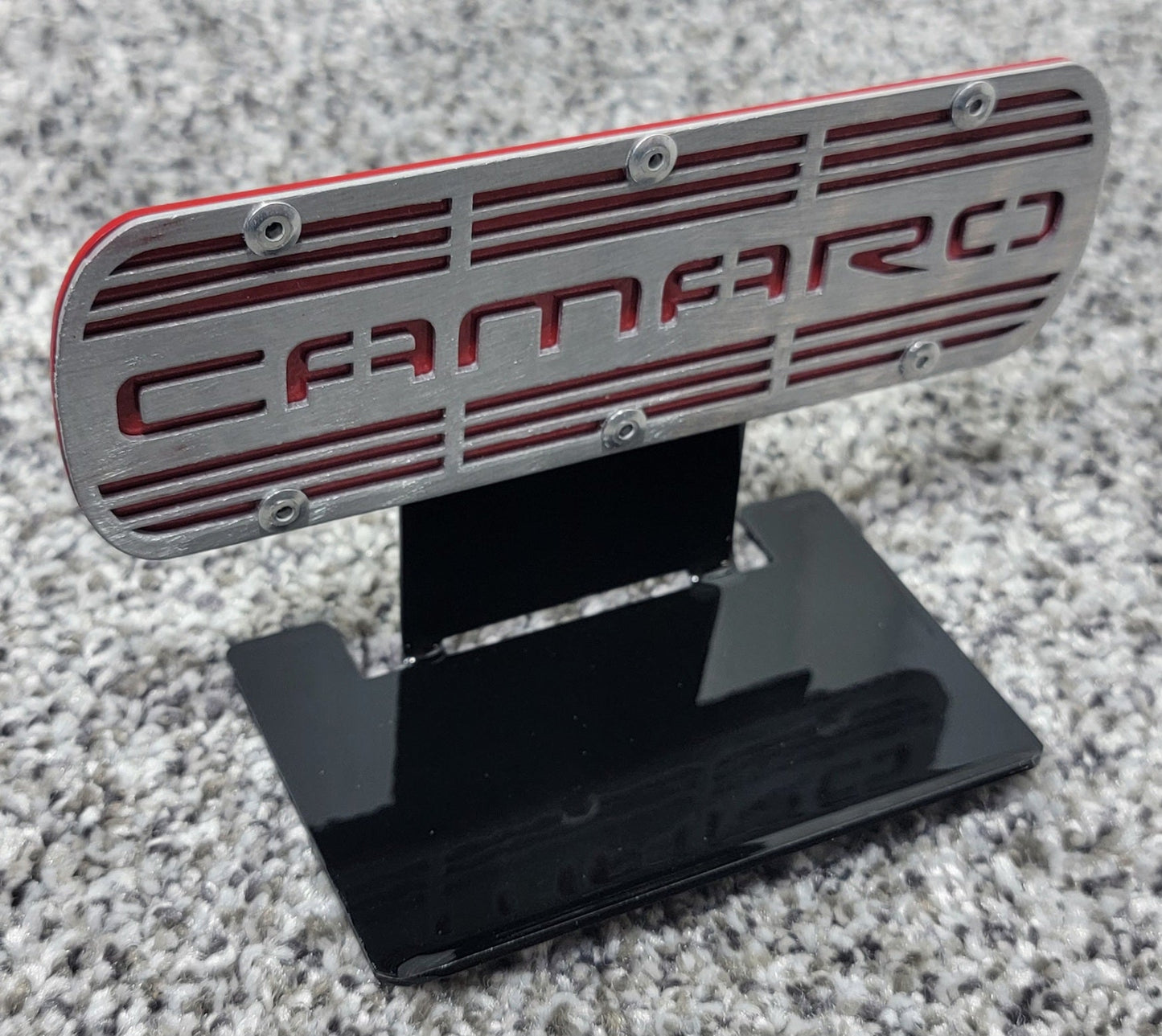 Chevrolet Camaro Racing Valve Cover Collection - Magnet And Diecast Display