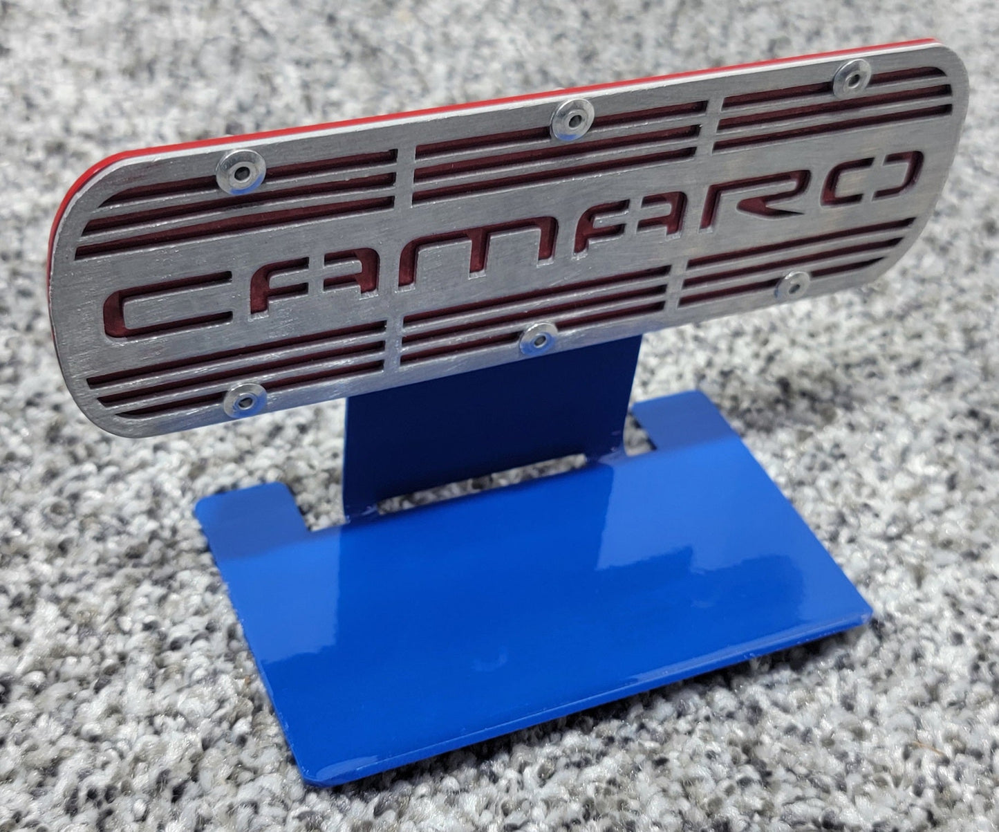 Chevrolet Camaro Racing Valve Cover Collection - Magnet And Diecast Display