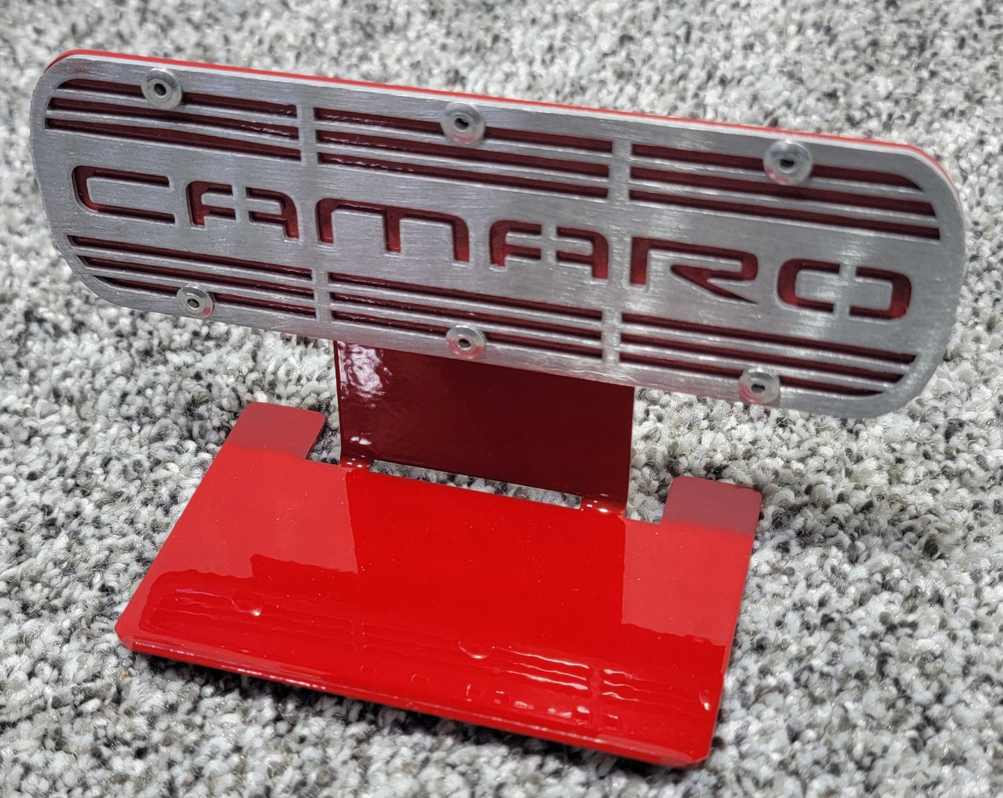 Chevrolet Camaro Racing Valve Cover Collection - Magnet And Diecast Display