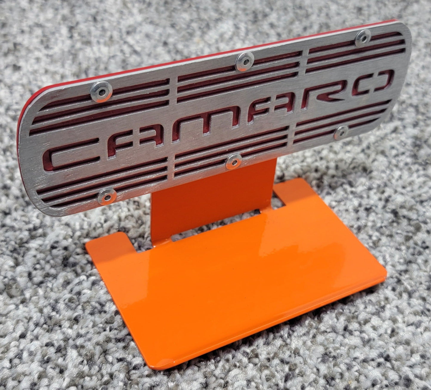 Chevrolet Camaro Racing Valve Cover Collection - Magnet And Diecast Display