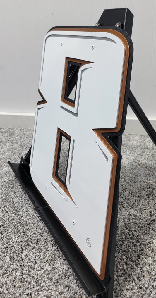 Kyle Busch #8 Plain Sheet Metal Number