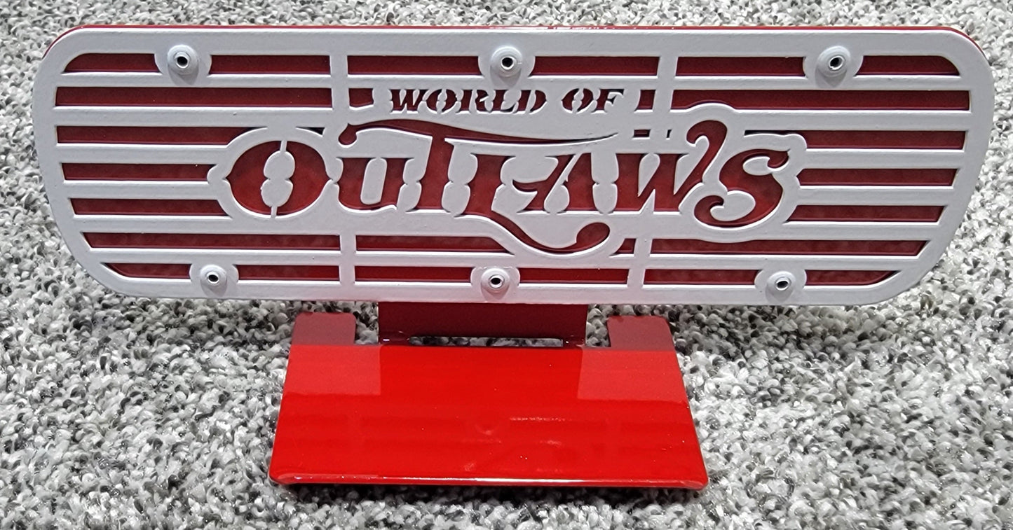 World Of Outlaws Logo Memorabilia Racing Valve Cover