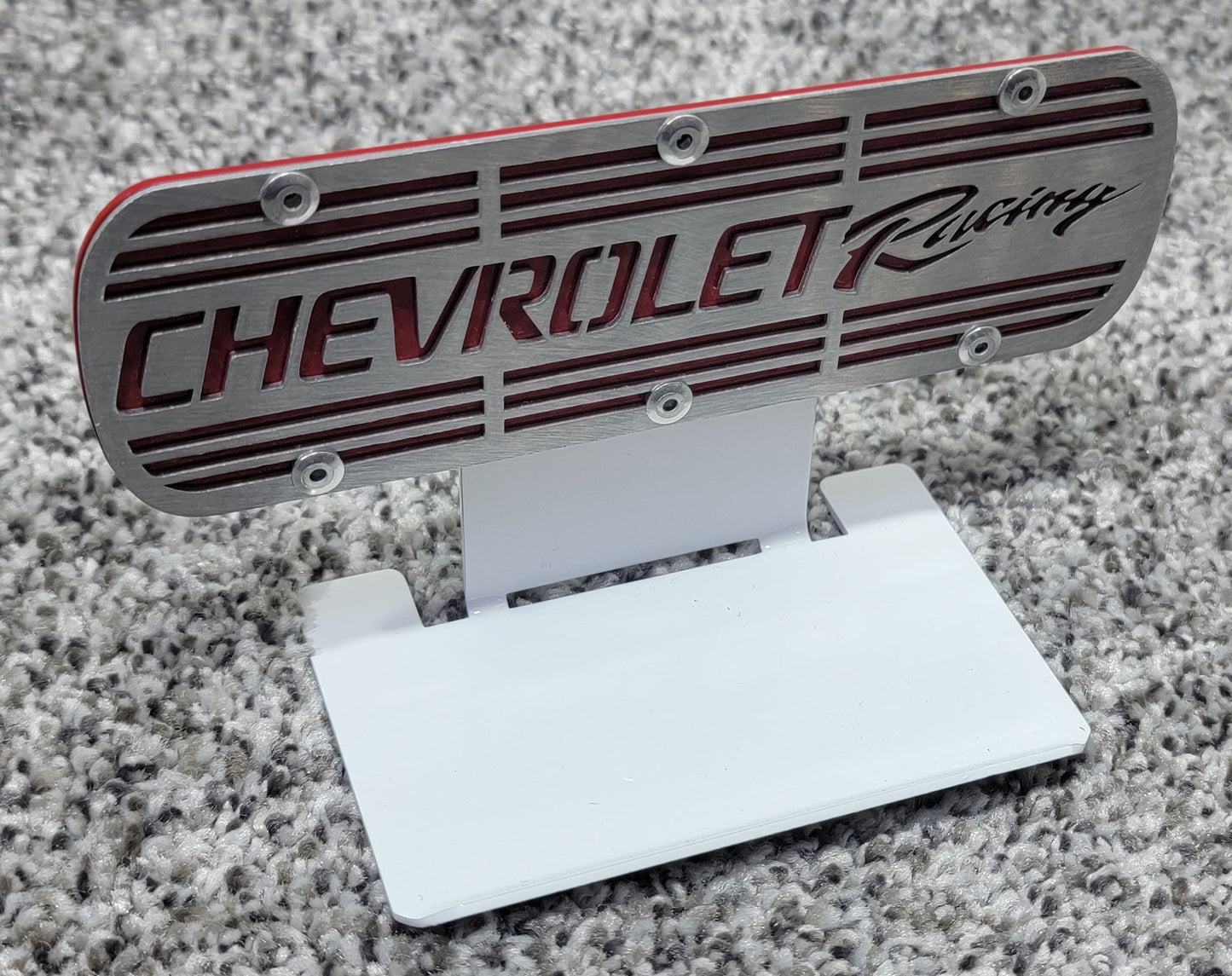 Chevrolet Racing Valve Cover Collection - Magnet And Diecast Display