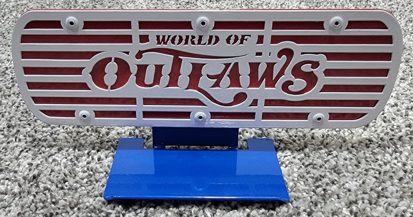 World Of Outlaws Logo Memorabilia Racing Valve Cover