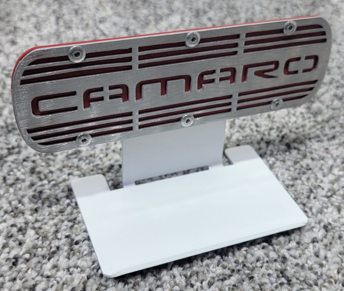 Chevrolet Camaro Racing Valve Cover Collection - Magnet And Diecast Display