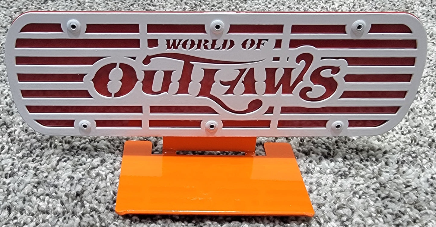 World Of Outlaws Logo Memorabilia Racing Valve Cover