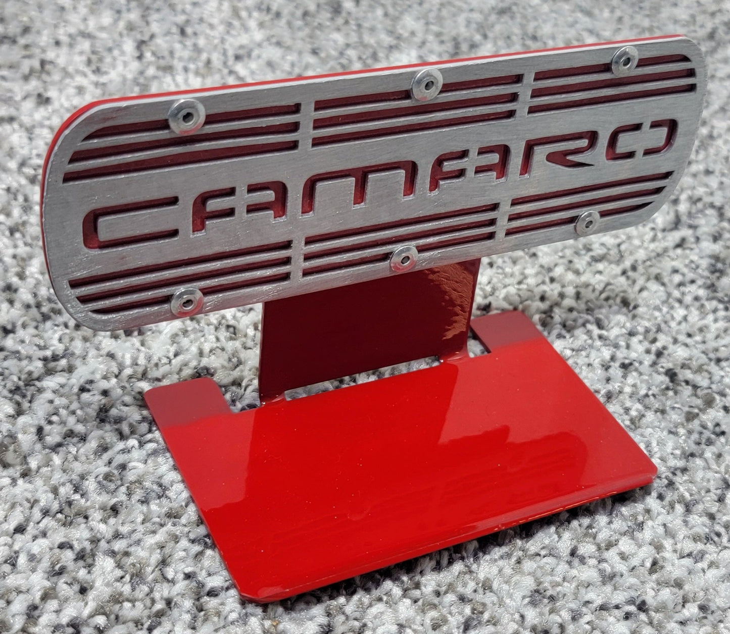 Chevrolet Camaro Racing Valve Cover Collection - Magnet And Diecast Display