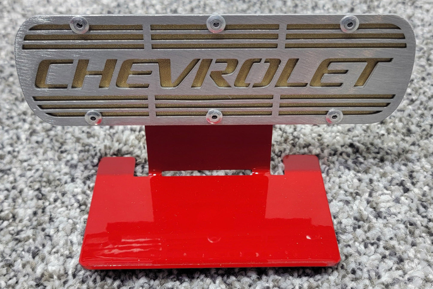 Chevrolet Racing Valve Cover Collection - Magnet And Diecast Display