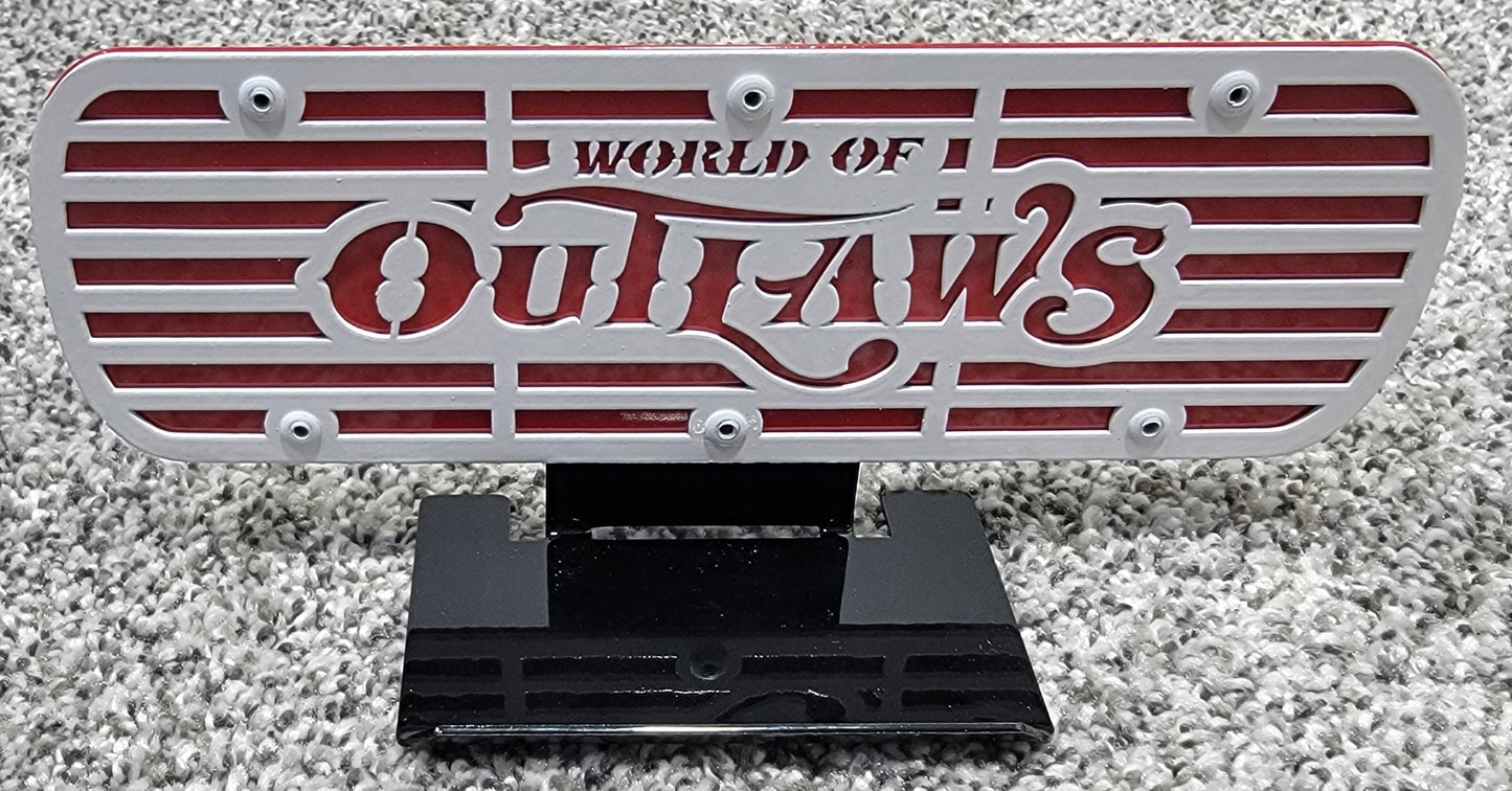 World Of Outlaws Logo Memorabilia Racing Valve Cover