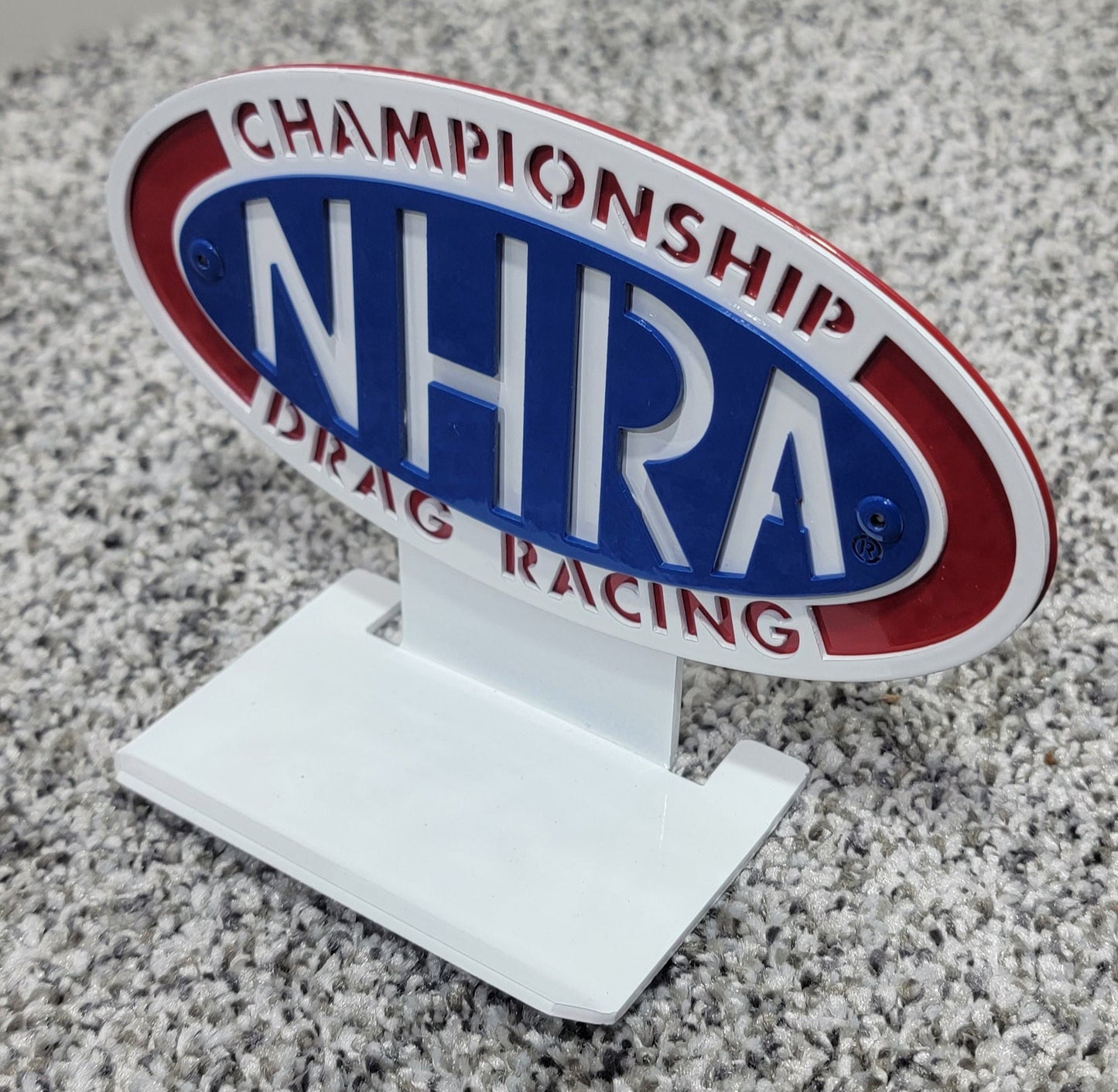 NHRA Championship Drag Racing Logo 1/64 Diecast Display