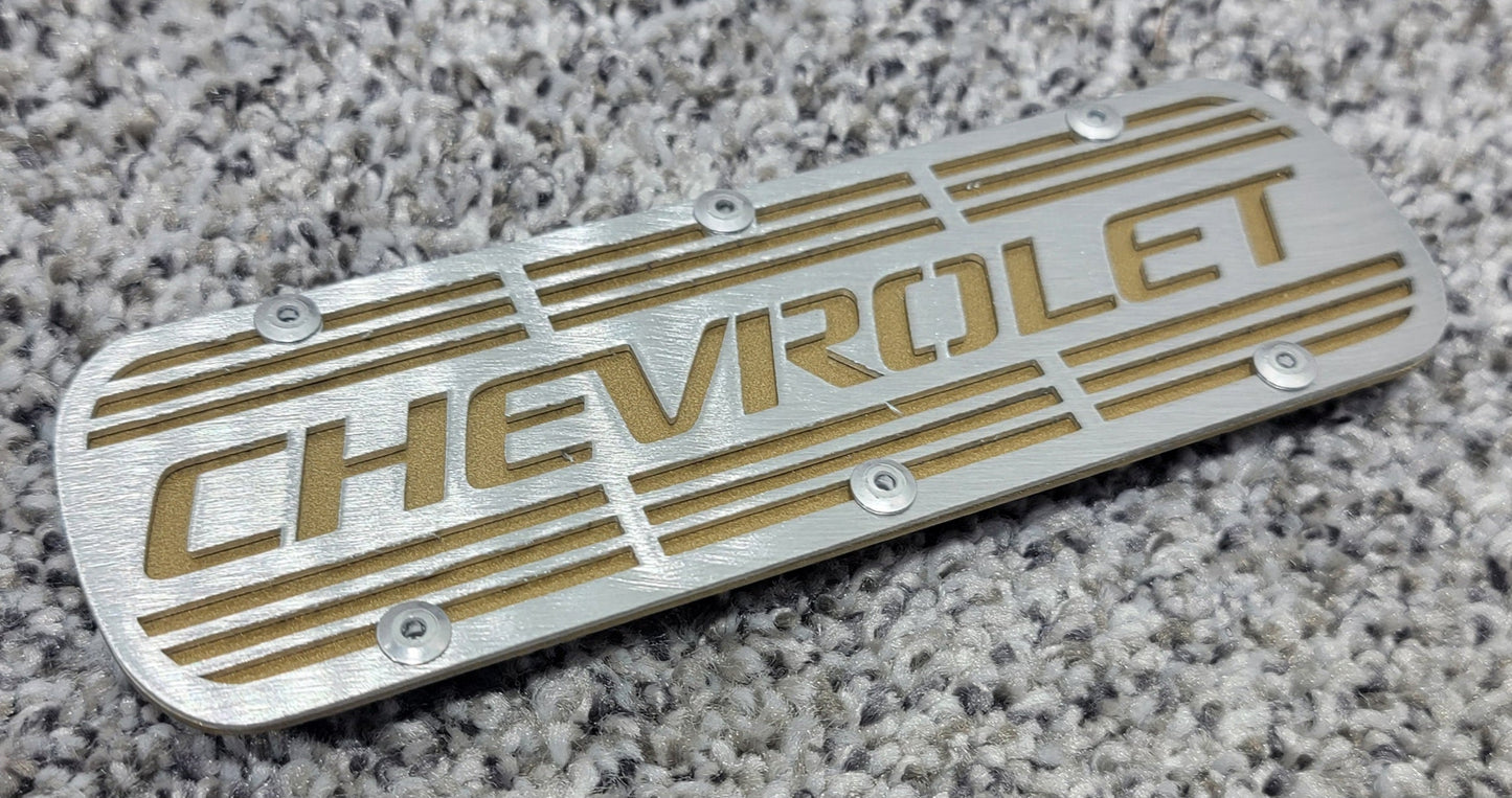 Chevrolet Racing Valve Cover Collection - Magnet And Diecast Display