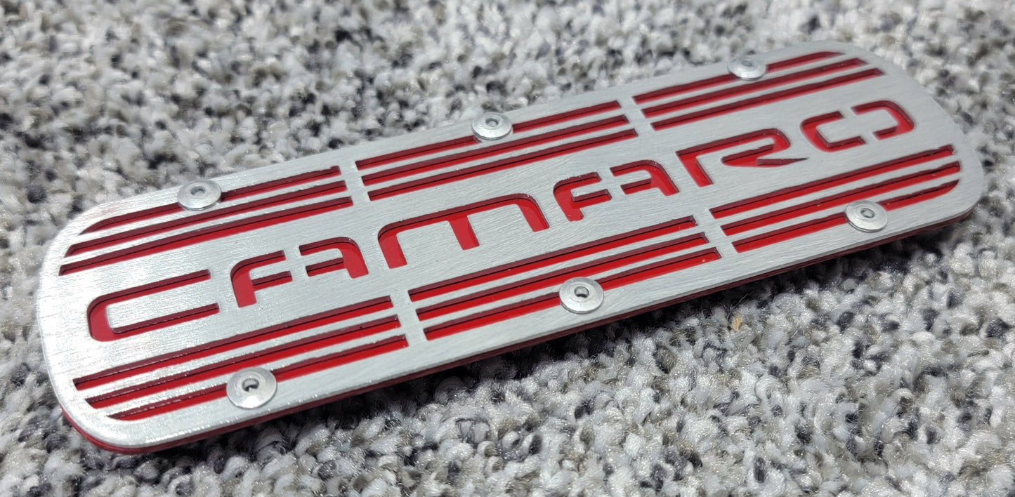 Chevrolet Camaro Racing Valve Cover Collection - Magnet And Diecast Display