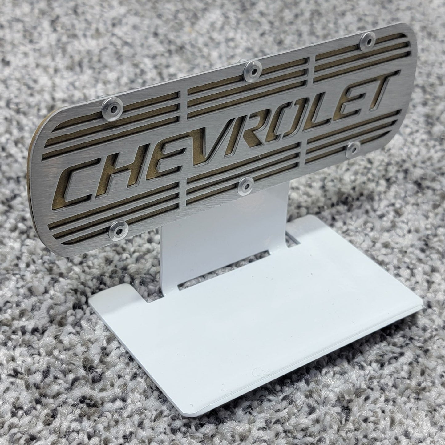 Chevrolet Racing Valve Cover Collection - Magnet And Diecast Display