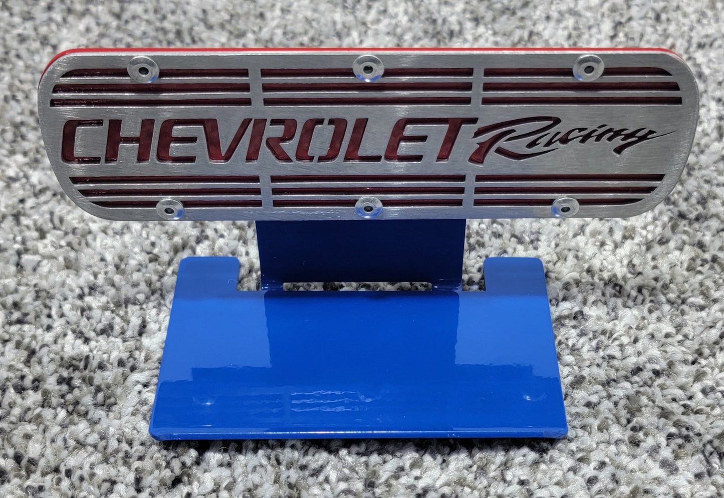 Chevrolet Racing Valve Cover Collection - Magnet And Diecast Display